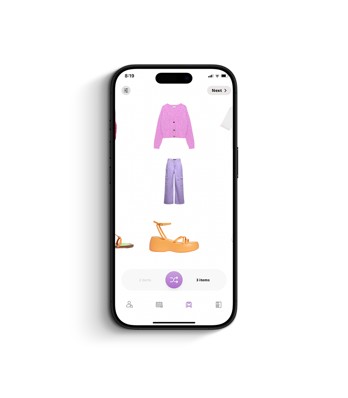 OUTFIT CREATOR Discover new outfit ideas and combinations with our outfit creator. Save or share your favorite combinations or your newest look.